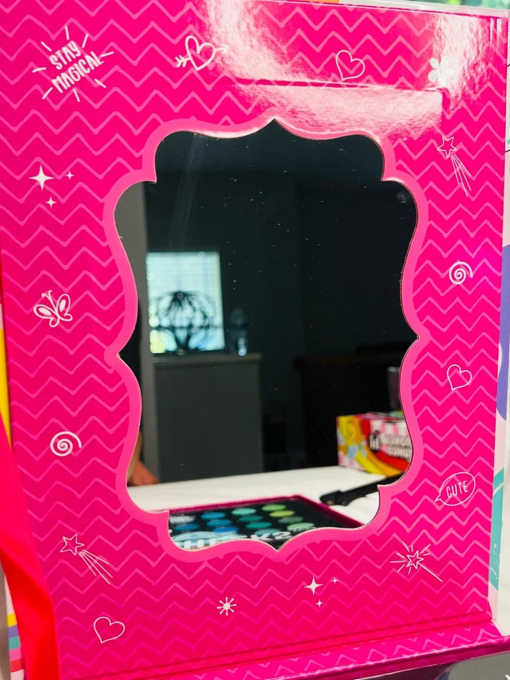Chit Chat Paint Box - Unicorn Kids Makeup Set - Pastel Pink